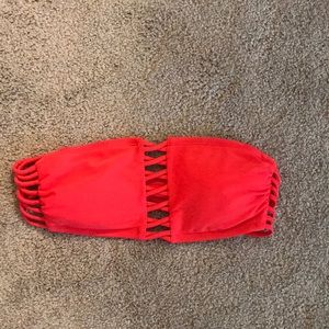 Bandeau bikini top